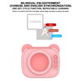 thumbnail image 3 of Pink Bilingual Audio Flash Card Learning Machine 112 Cards Educational Toy For Kids Age 0-5 Vocabulary Building Speech Development Interactive Game, 3 of 9
