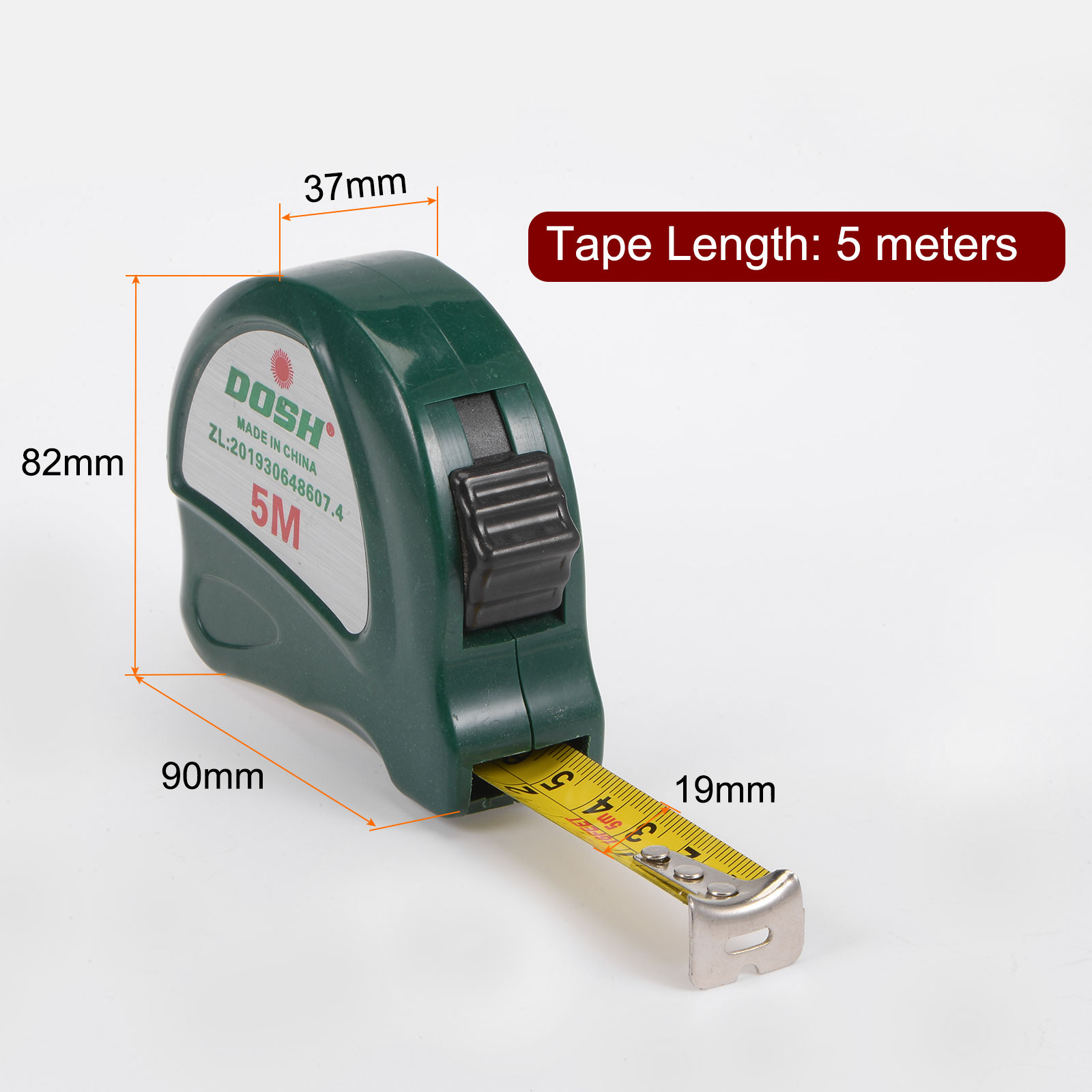 US TAPE 51816 16 ft Steel SAE Tape Measure