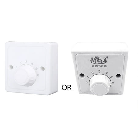 

SIEYIO Universal Surface Mounted Ceiling Fan Speed Controller Fan Speed Control Switch Five-speed Electric Fan Switch Square