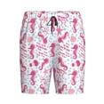 thumbnail image 4 of Fotbe Seahorse and Starfish Pajama Shorts for Men, Men's Pajama Bottoms, Sleepwear,Short Pajama Pants-4X-Large, 4 of 9