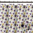 thumbnail image 3 of S4Sassy White Daisy & Clematis Floral Decorative Waterproof Printed Shower Curtain Roller Hooks Drapes-60 x 70 Inch, 3 of 6