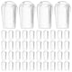 thumbnail image 1 of 50 cubiertas de PVC para tubos de metal, rejillas de alambre, puntas de goma, funda de goma de PVC para puntas de estante, tapas de tornillos, tapas de extremo de goma negras para ganchos, 1 of 8