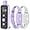 Purple, variant on Dog Shock Collar for 2 Dogs - (8-120lbs) Waterproof Rechargeable Electric Dog Training Collar with Remote for Small Medium Large Dogs with Beep Vibration Safe Shock Modes(Grey)