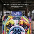 thumbnail image 3 of High Precision Body Weight Scale Smart Bathroom Scales with Large LCD Display(400lbs),Decorative for Bedroom-Colorful Cute Bulldog In Cartoon Style, 3 of 4