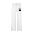 thumbnail image 4 of Puntoco Pantalones casuales largos para hombre, pantalones casuales con estampado de moda para hombre, cintura elástica con bolsillos, pantalones deportivos, 4 of 4