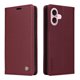 thumbnail image 3 of Funda para iPhone 16 Estuche de Cuero PU Tipo Cartera con Ranuras para Tarjetas y Cierre Magnético, 3 of 5