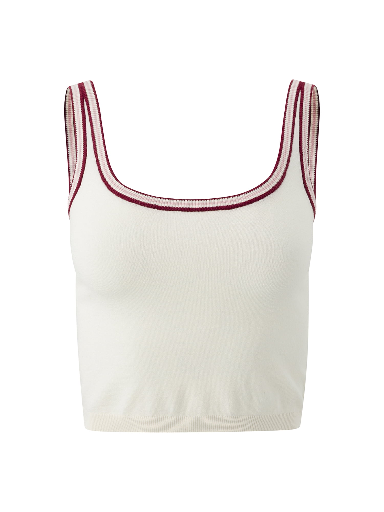 Mills by Millie Bobby Brown Women's Sweater Tank Top with Tipping, Sizes XXS-XXL