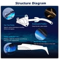 thumbnail image 2 of Goture Needlefish Lead Head Jigs Soft Fishing Lures Colorful Glitter Fishing Lure with Single Bait for Bass Fishing Freshwater/Saltwater, 2 of 7