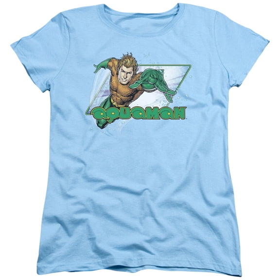 Jla - Aquaman - Women's Short Sleeve Shirt - Large