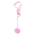 thumbnail image 1 of TISHITA Cat Kitten Toy Exercise Retractable Spring Funny Indoor Flexible Fuzzy Balls Cat Pink, 1 of 8