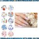 thumbnail image 2 of Soidarity Juego de pegatinas para uñas de 10 Uds., diseño delicado, pegatina para decoración de uñas autoadhesiva, decoración para manicura DIY para Arte de uñas No.1 Soidarity CE003202-01, 2 of 6