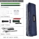 thumbnail image 4 of Bolso inmóvil de la caja de la pluma de la bolsa del lápiz de la capacidad grande con la cremallera, 4 of 5