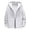 White, variant on Vedolay Men's and Big Men's Fall Men's Winter Casual Zipper Jacket Coat Grey,XL