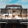 thumbnail image 2 of Lotusprinthandmade Deer Hunting Tailgate Wrap 2 Sizes 26"x66", 2 of 4