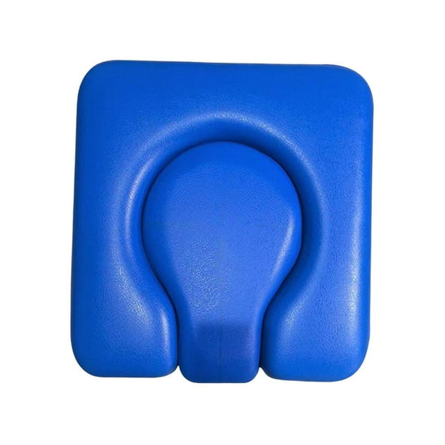 Cubierta de asiento del noqueo Cubierta ergonómica Portable Multifuncional Asiento inodoro acolchado Azul