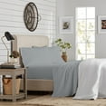 thumbnail image 2 of Purity Home 100% Organic Cotton Bedsheet Set, 300 Thread Count Percale, Breathable, Super Soft, & Cozy 4-Piece - King Light Gray, 2 of 4