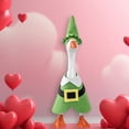 thumbnail image 5 of Garloy Desk Goose Outfits,Easter and St.Patrick's Day Desk Goose Costumes Accessories,Spring Holiday Decor for Desktop Goose Statues Office and Home Table,Mini Desk Goose Clothes Felt Costumes,1 Set, 5 of 6