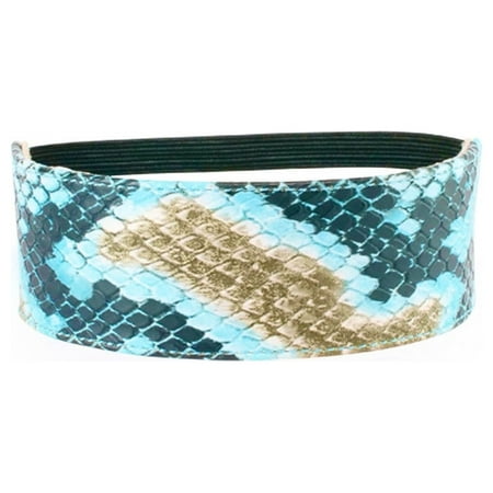 

Turquoise Snakeskin Shoe Accessory