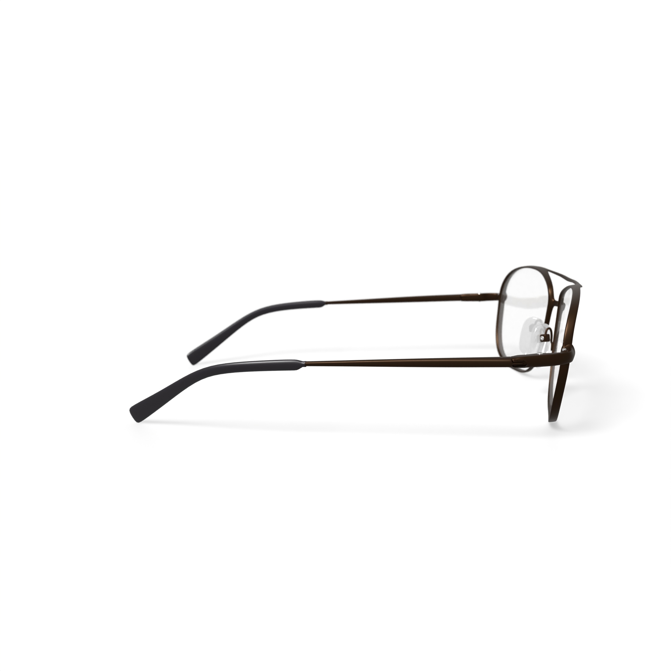 Walmart Men's FM17115 Square Prescription Eyeglasses with Case, Gray
