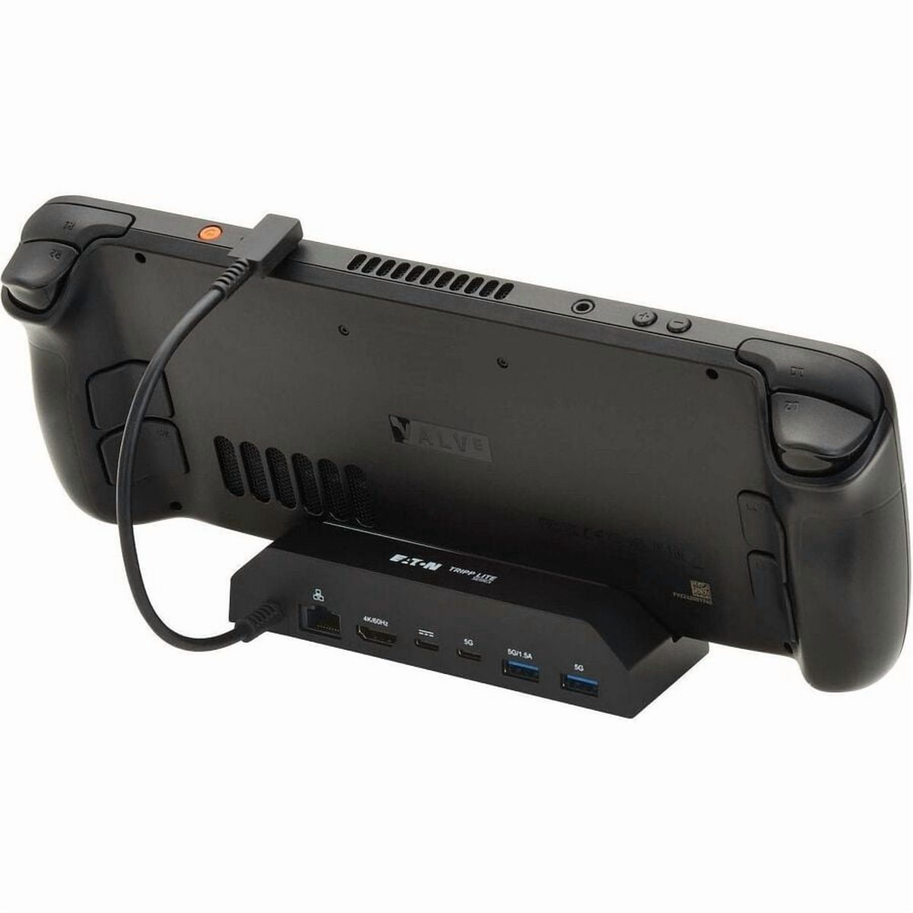 Eaton Tripp Lite Series USB-C Docking Station for Steam Deck and ROG Ally - 4K 60 Hz HDMI, USB Hub, Gigabit Ethernet, 100W PD Charging (u442-docksd-1)