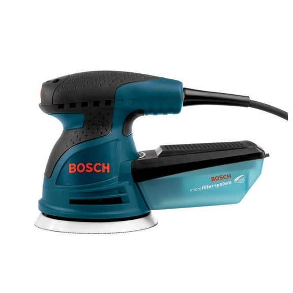 Restored Bosch ROS20VSC-RT 5 in. VS Palm Random Orbit Sander Kit with Canvas Carrying Bag (Refurbished)