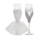 thumbnail image 2 of Copas de champán para boda, copas de champán para boda, portátiles, modernas, favores de fiesta, creativas y románticas, gafas MR , 2 uds. Estilo A, 2 of 8