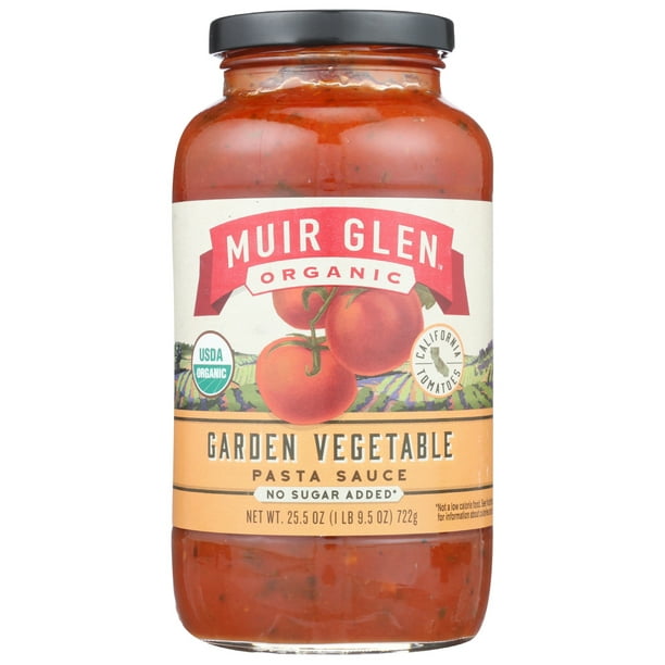 Muir Glen, Organic Garden Vegetable Pasta Sauce, 25.5 oz