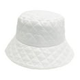 thumbnail image 3 of Sharplace Winter Bucket Hat Basin Hat Trendy Filled Casual Thick Comfortable Headwear Warm Hat Fisherman Hat for Girls Men Women Adults White, 3 of 9