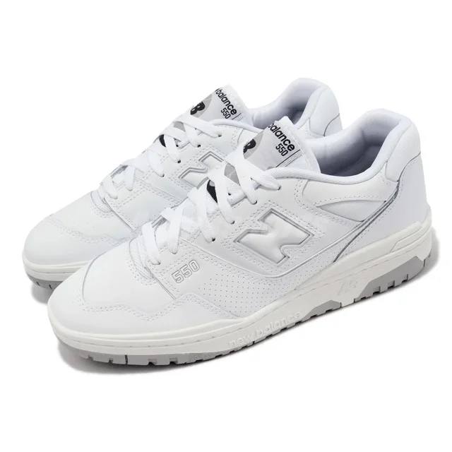 New Balance 550 NB White Grey Casual Lifestyle Shoes BB550PB1-D Men's Size 9 D