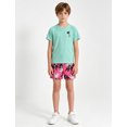 thumbnail image 3 of Jolyshlid Boys' 6 Piece Summer Outfits Short Sleeve Graphic Tops and Shorts Sets Beach Casual Clothes 7-8Y, 3 of 13