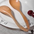 thumbnail image 4 of 4 Pcs Wooden Spoons Soup Spoons Natural Wooden Spoons Dessert Spoon Tea Spoon, 4 of 4