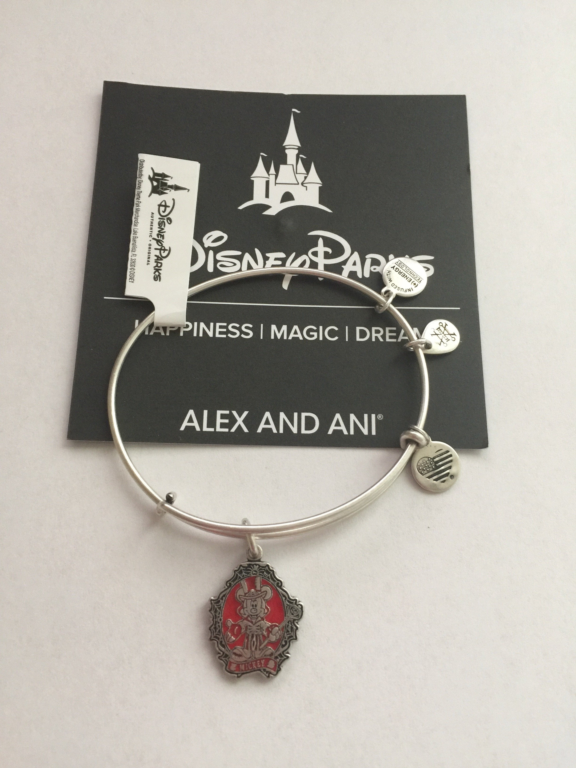 Alex and Ani Disney Alex and Ani Parks Mickey Halloween Cameo Bangle