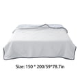 thumbnail image 4 of Summer Ice Silk Quilt Lightweight Cooling Throw Blanket Breathable Machine Washable 200cm / 78.74in for Home Bedroom Sleeping Men Women Multicolor Style C 1pc, 4 of 6