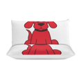 thumbnail image 4 of Clifford the Big Red Dog Hotel Style Sleep Texture Consistent Fabric Secure Fit Closure Duvet Cover Sets Advantage, 4 of 5