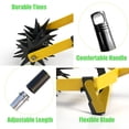 thumbnail image 7 of 2-in-1 Hand Rotary Garden Cultivator, Adjustable Manual Soil Tiller, Lawn Weeder Aerator for Soil Loosening, Weed Removal, Grass Reseeding, Lawn Care, 7 of 7