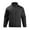 Black, variant on Men's Solid Color Stand Collar Jacket Nylon Thermal Outdoor Tactical Windbreaker Long Sleeve Zip Front Parka Casual Wear Winter Top S-3XL