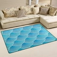 thumbnail image 2 of SKYSONIC Lightweight Carpet Mats Area Soft Rugs Floor Mat Doormat Decoration for Rooms Entrance 31 x 20 inches Gradient Scales, 2 of 6
