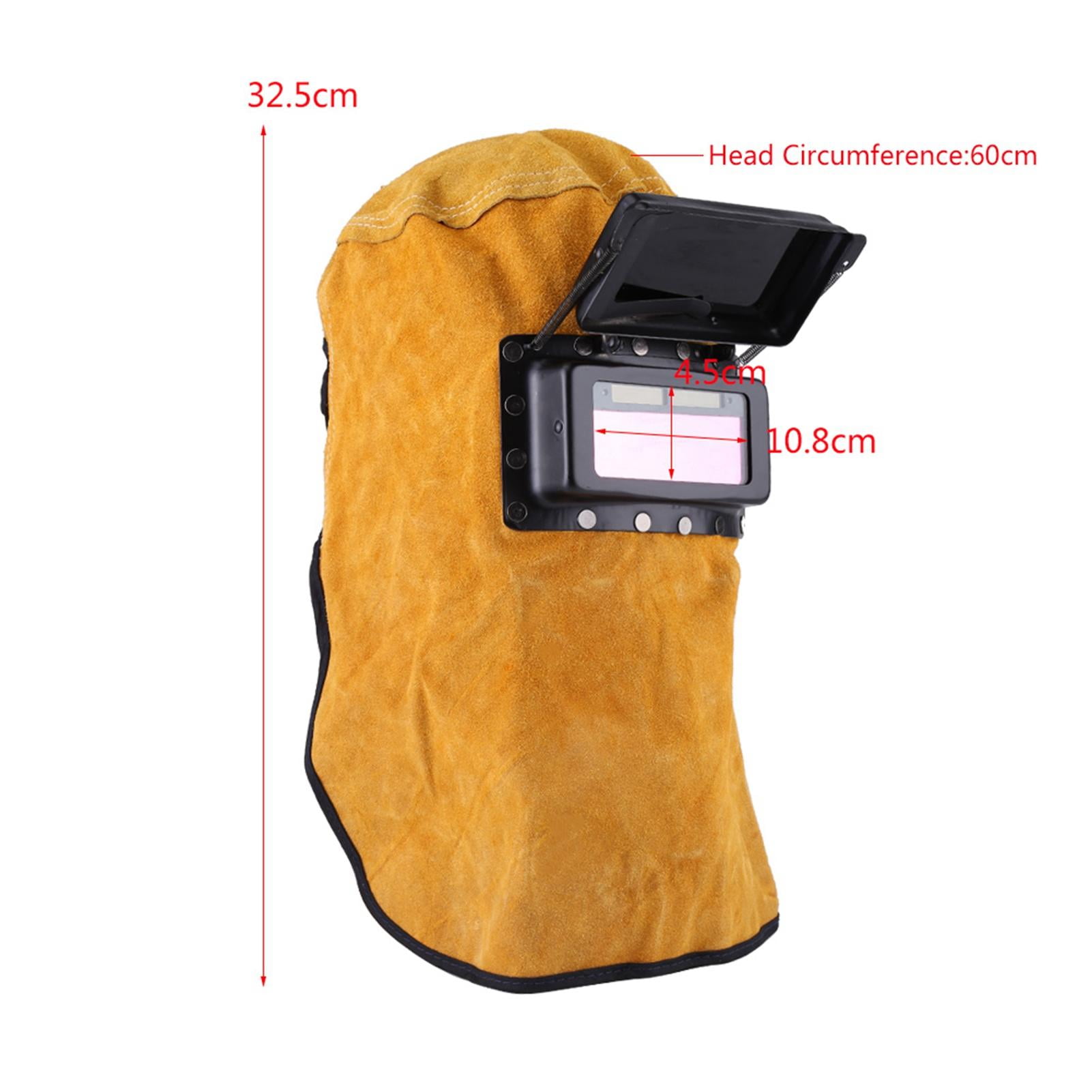 Yajisi Auto‑Darkening Welding Helmet with Full‑Face Protection, Heat‑Resistant Comfort, Quick‑Fit Hook‑Loop