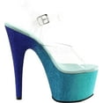 thumbnail image 2 of Women's Pleaser Adore 708OMBRE Ankle-Strap Sandal, 2 of 4