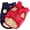 Navy, Pink, variant on Miaocao 2 Pieces Dog Jacket 2 Layers Fleece Lined Dog Jacket Warm Soft Windproof Small Pet Coat for Winter Cold Weather(XL, Navy,Red)