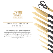 Thyme & Table 15-Piece Knife Block Set