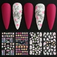 thumbnail image 4 of Funie Décalcomanies de Transfert Accessoires de Design Floral Papier Coloré Autocollant pour Ongles Outils de Maquillage pour Fête, 4 of 6