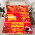 thumbnail image 2 of Homewish Football Gamer Full Size Sheets 4-Piece for Kids Children Teens,Ball Game Breathable Bed Sheets,Sport Theme Lightweight Sheet Sets,Super Cozy Room Decor, 2 of 7