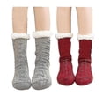 thumbnail image 2 of Calcetines mullidos, calcetines de algodón de invierno, calentador de pies para el hogar, calentadores de pies para mujeres, 2 of 4
