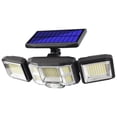 thumbnail image 3 of Luz solar de tres cabezas, luz de pared con inducción del cuerpo humano, luz de jardín para el hogar, iluminación de vallas a prueba de agua, luz de calle, 3 of 4