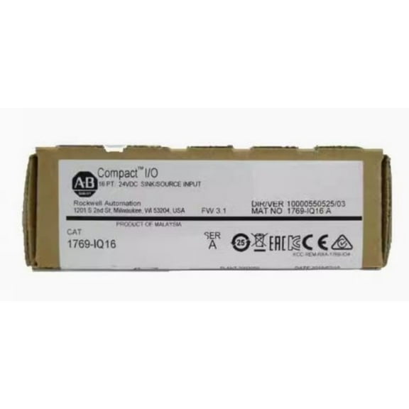 1PCS NEW Sealed 2019 Allen Bradley 1769-IQ16F CompactLogix 24V DC High-Speed #1MA