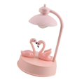 thumbnail image 4 of Cartoon Flamingo Music Night Light Lámpara de escritorio Rosa Room Home Wireless 15x9.5CM-B Yuyangstore Dibujos animados música noche luz, 4 of 6