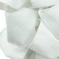 thumbnail image 4 of Offray Wired Edge Anisha Craft Ribbon, 2-1/2-Inch Wide by 10-Yard Spool, White [White, 2-1/2 Inch x 10 Yard], 4 of 4