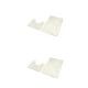 thumbnail image 1 of Alfombrilla absorbente de poliéster Bewildely Chenille Safe White 50*80+50*50 Blanco 50*80+50*50, 1 of 6