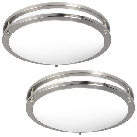 Luxrite Led Flush Mount Ceiling Light 16 Inch Dimmable